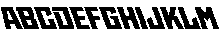 StatenSans BlackReverse Instance Font UPPERCASE