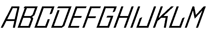 StatenSans BookOblique Instance Font UPPERCASE