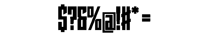 StatenSans CompressedBlack Instance Font OTHER CHARS