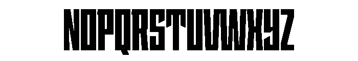 StatenSans CompressedBlack Instance Font UPPERCASE