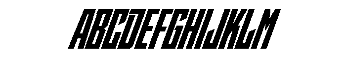 StatenSans CompressedBlackObliqueOblique Instance Font UPPERCASE