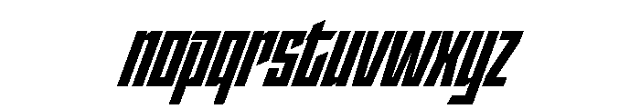 StatenSans CompressedBlackObliqueOblique Instance Font LOWERCASE