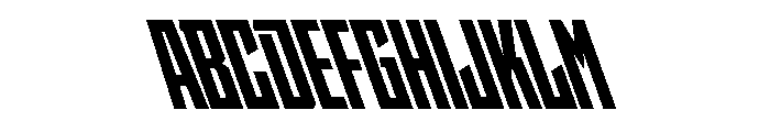 StatenSans CompressedBlackReverse Instance Font UPPERCASE