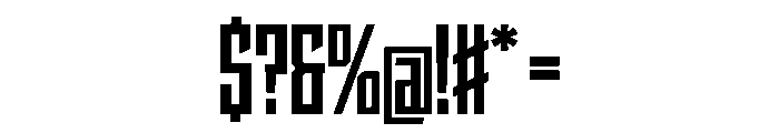 StatenSans CompressedBold Instance Font OTHER CHARS