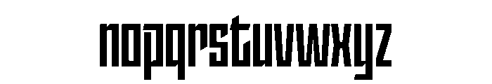 StatenSans CompressedBold Instance Font LOWERCASE