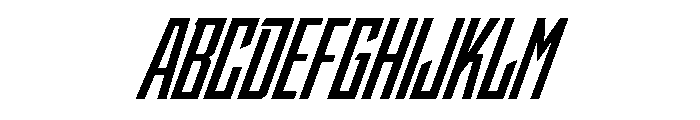 StatenSans CompressedBoldObliqueOblique Instance Font UPPERCASE