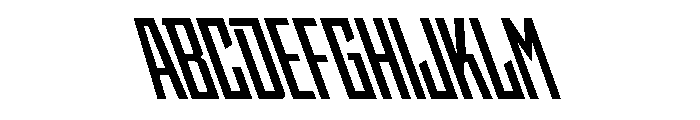 StatenSans CompressedBoldReverse Instance Font UPPERCASE
