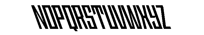 StatenSans CompressedBoldReverse Instance Font UPPERCASE
