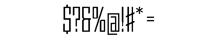 StatenSans CompressedBook Instance Font OTHER CHARS