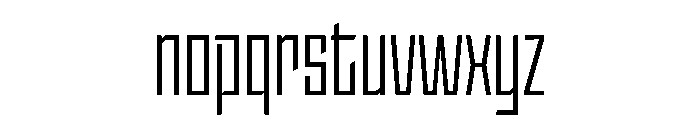 StatenSans CompressedBook Instance Font LOWERCASE