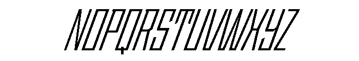 StatenSans CompressedBookObliqueOblique Instance Font UPPERCASE