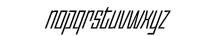 StatenSans CompressedBookObliqueOblique Instance Font LOWERCASE