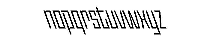 StatenSans CompressedBookReverse Instance Font LOWERCASE