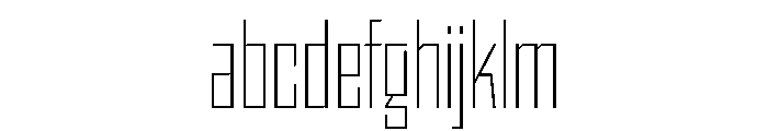StatenSans CompressedExtraLight Instance FONT