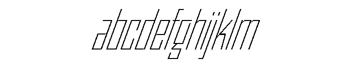 StatenSans CompressedExtraLightObliqueOblique Instance FONT