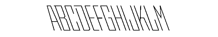 StatenSans CompressedExtraLightReverse Instance Font UPPERCASE