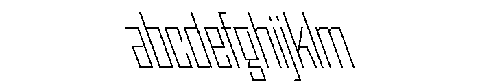 StatenSans CompressedExtraLightReverse Instance FONT