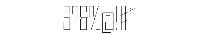 StatenSans CompressedHairline Instance Font OTHER CHARS