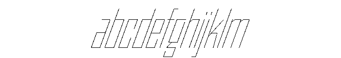 StatenSans CompressedHairlineObliqueOblique Instance FONT