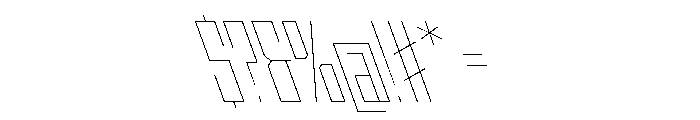 StatenSans CompressedHairlineReverse Instance Font OTHER CHARS