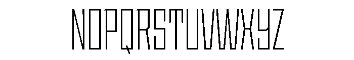 StatenSans CompressedLight Instance Font UPPERCASE