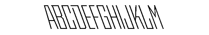 StatenSans CompressedLightReverse Instance Font UPPERCASE