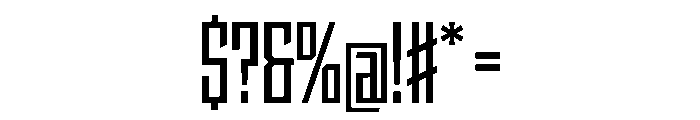 StatenSans CompressedSemibold Instance Font OTHER CHARS