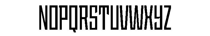 StatenSans CompressedSemibold Instance Font UPPERCASE