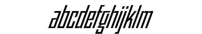 StatenSans CompressedSemiboldObliqueOblique Instance FONT