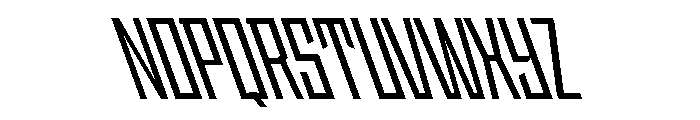 StatenSans CompressedSemiboldReverse Instance Font UPPERCASE