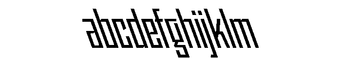 StatenSans CompressedSemiboldReverse Instance FONT