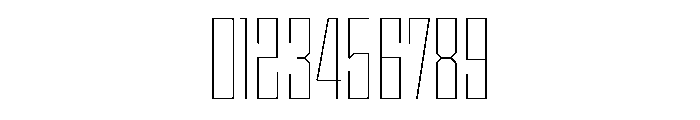 StatenSans CompressedThin Instance Font OTHER CHARS