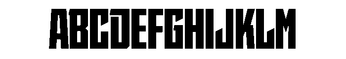 StatenSans CondensedBlack Instance Font UPPERCASE