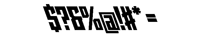 StatenSans CondensedBlackReverse Instance Font OTHER CHARS