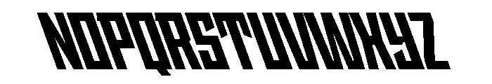 StatenSans CondensedBlackReverse Instance Font UPPERCASE