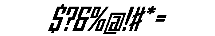 StatenSans CondensedBoldOblique Instance Font OTHER CHARS