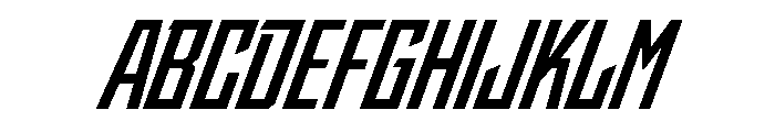 StatenSans CondensedBoldOblique Instance Font UPPERCASE