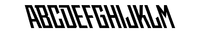 StatenSans CondensedBoldReverse Instance Font UPPERCASE