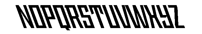 StatenSans CondensedBoldReverse Instance Font UPPERCASE
