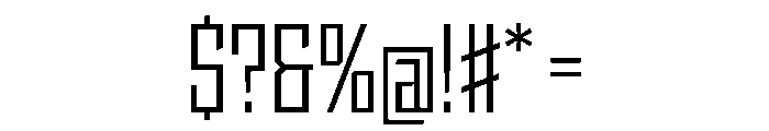 StatenSans CondensedBook Instance Font OTHER CHARS