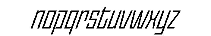 StatenSans CondensedBookOblique Instance Font LOWERCASE