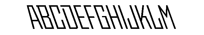 StatenSans CondensedBookReverse Instance Font UPPERCASE