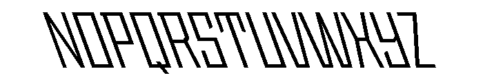StatenSans CondensedBookReverse Instance Font UPPERCASE