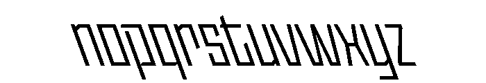 StatenSans CondensedBookReverse Instance Font LOWERCASE