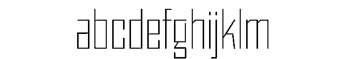 StatenSans CondensedExtraLight Instance FONT