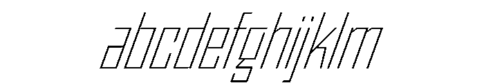 StatenSans CondensedExtraLightOblique Instance FONT