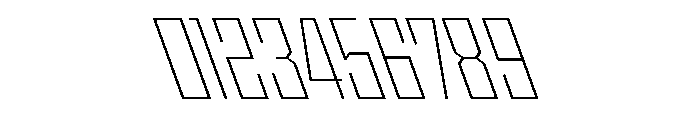 StatenSans CondensedExtraLightReverse Instance Font OTHER CHARS