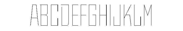 StatenSans CondensedHairline Instance Font UPPERCASE