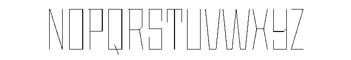 StatenSans CondensedHairline Instance Font UPPERCASE