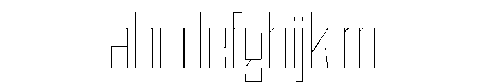 StatenSans CondensedHairline Instance FONT